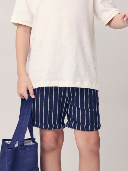 Bermuda Listrada com Cadarço