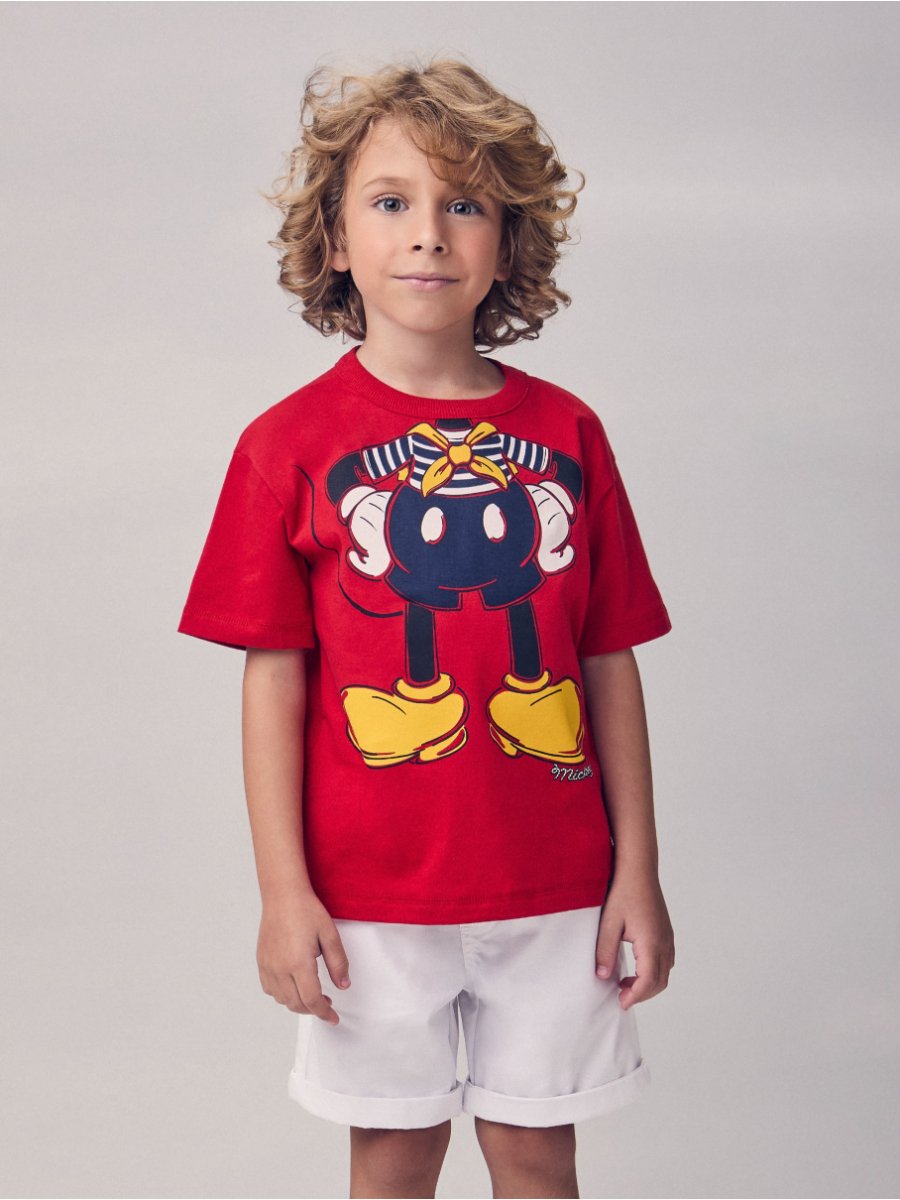Conjunto Off com Patch do Mickey