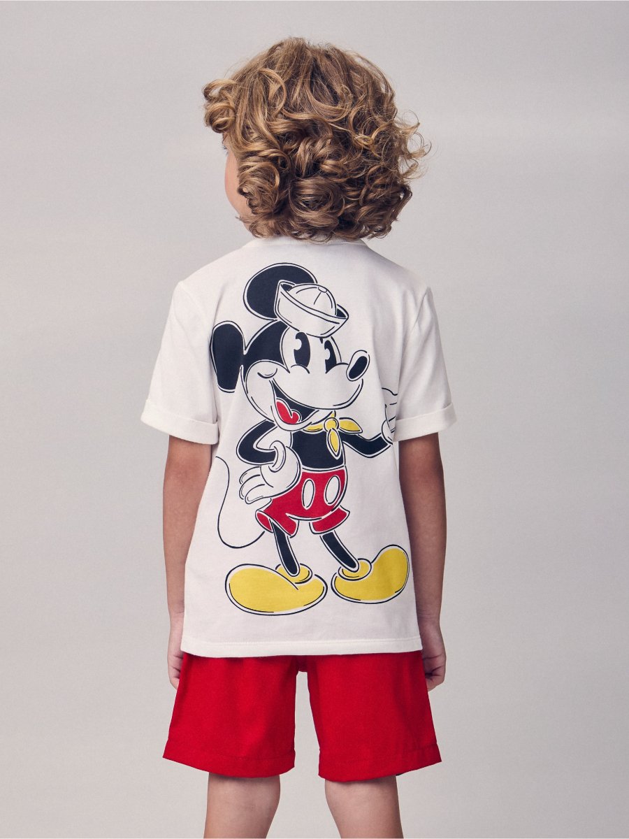 ☆Micky°ʚɞ°★ Conjunto Off com Patch do Mickey
