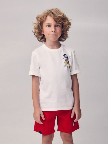 Conjunto Off com Patch do Mickey