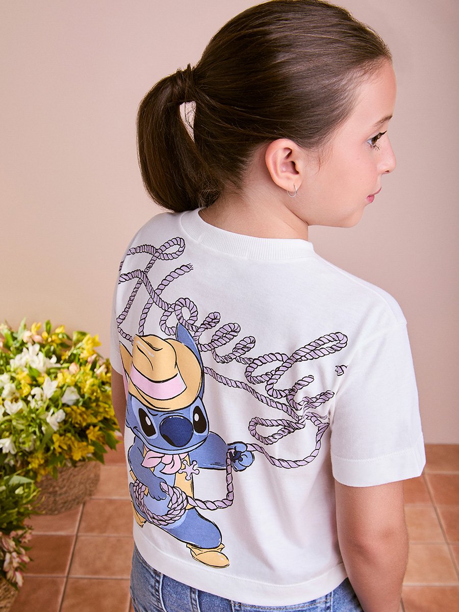 Blusa Infantil do Stitch Cowboy Disney
