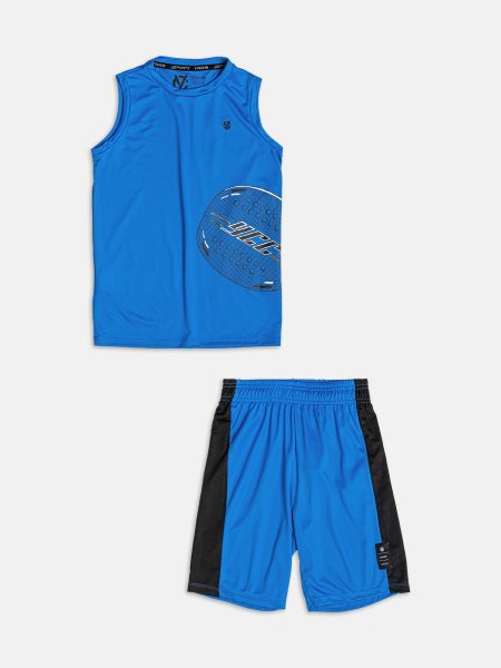 Conjunto Esportivo Infantil Dry Azul