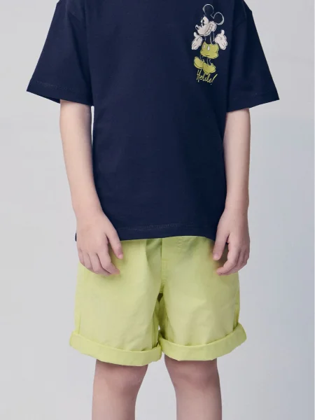 Bermuda Infantil de Sarja Melon