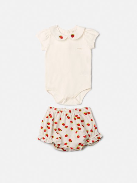 Conjunto Infantil de Morangos com Golinha