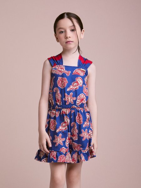 Macaquinho Infantil Estampa Fundo do Mar