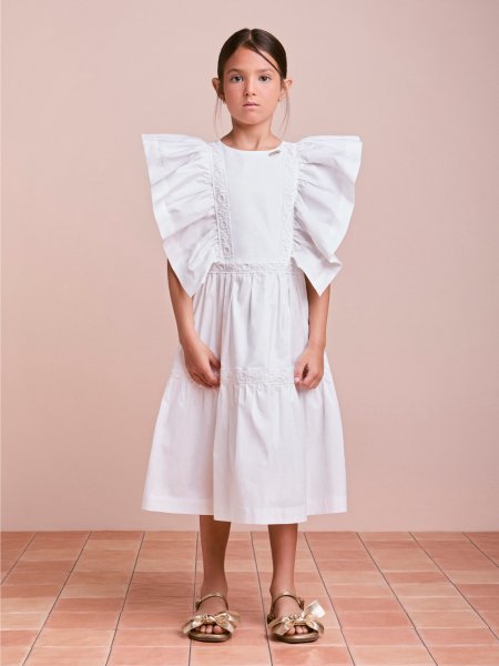 Vestido Infantil Marias com Babados