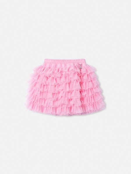 Saia Infantil Tutu de Tule Rosa