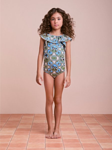 Maiô Paisley da Minnie com Babados