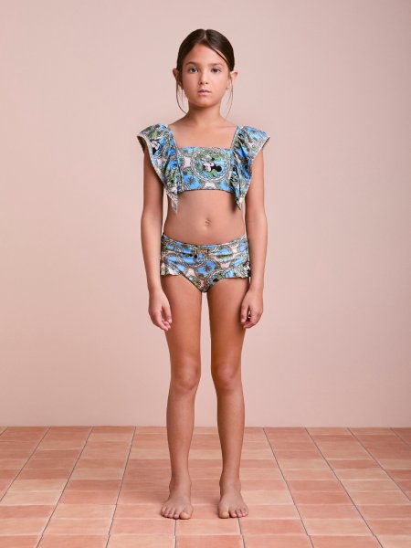 Biquíni Paisley da Minnie com Babados