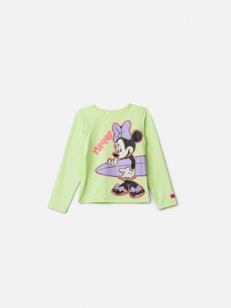 Blusa Infantil com Proteção Uv Minnie e Daisy