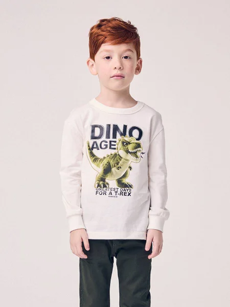 Camiseta Menino Youccie Infantil de T-Rex