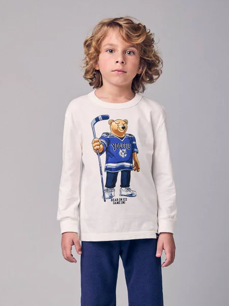 Camiseta Menino Youccie Infantil de Bear on Ice