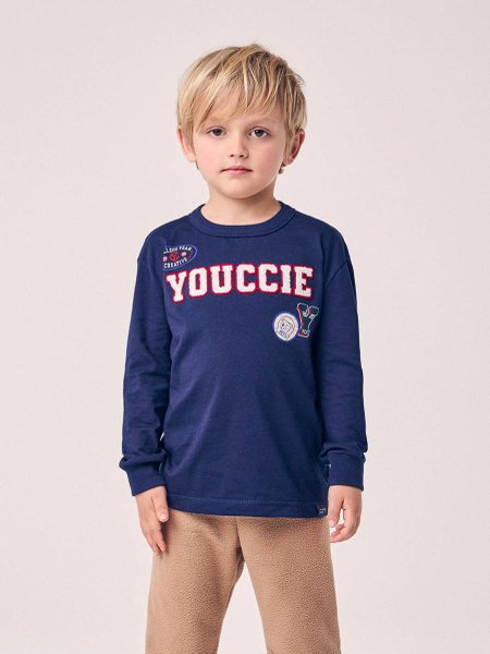 Camiseta Menino Youccie Infantil com Patch