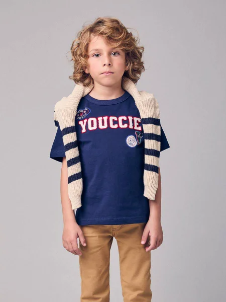 Camiseta Menino Youccie Infantil com Patch