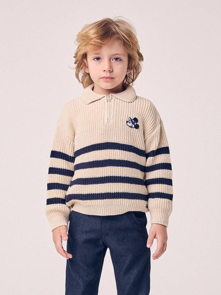 Casaco Menino Youccie Infantil Listrado do Mickey