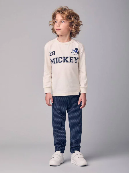 Conjunto Menino Youccie Infantil Listrado do Mickey