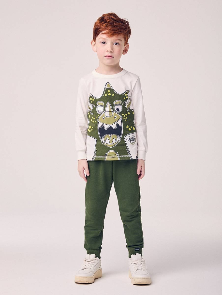 Conjunto Off com Patch do Mickey