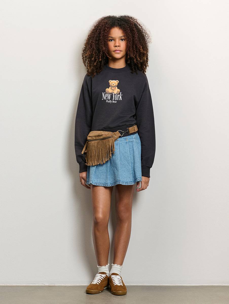 Casaco Feminino Authoria de Moletom Fluffy Bear