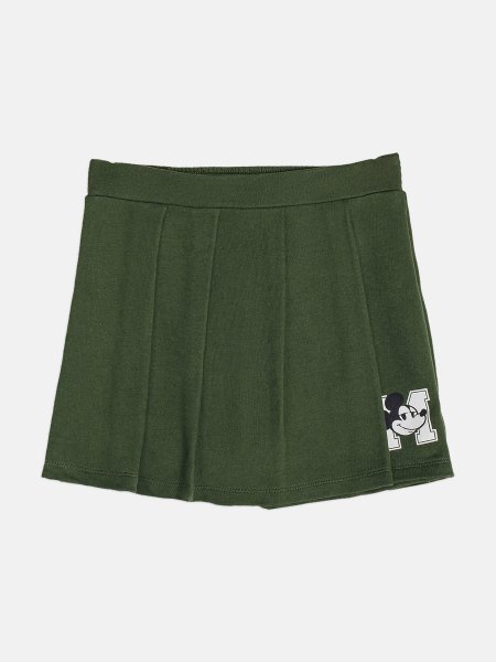 Short Saia Feminina Authoria de Moletom do Mickey