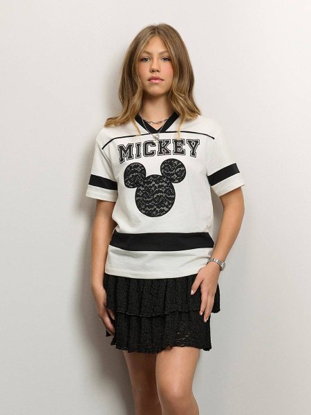 T-Shirt Feminino Authoria College do Mickey