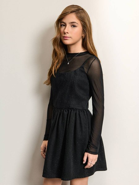 Blusa Feminina Authoria Manga Longa de Tule