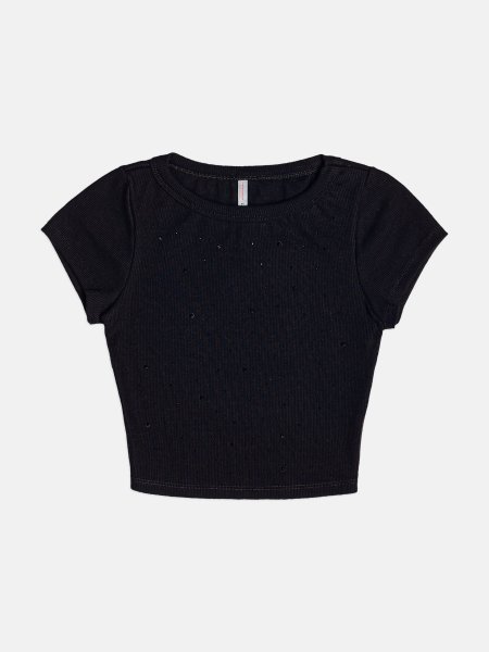 Blusa Feminina Authoria Canelada Blue com Pedrarias