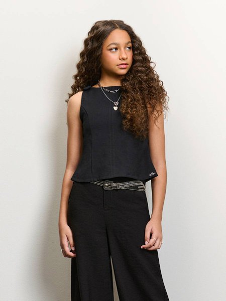 Blusa Feminina Authoria com Recortes e Laços