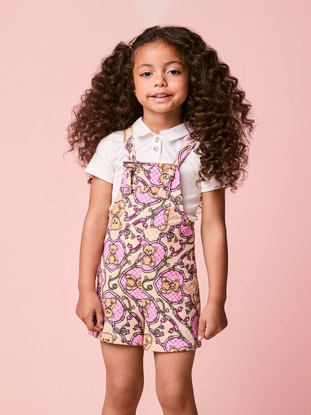 Jardineira Menina Infantil de Ursinhos