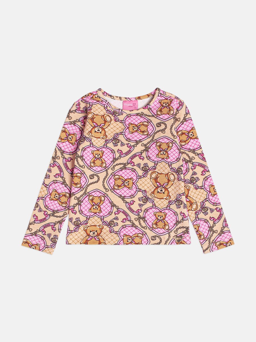 Blusa Off com Patch de Coração