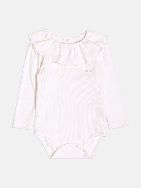 Body Infantil Menina Canelado com Golinha