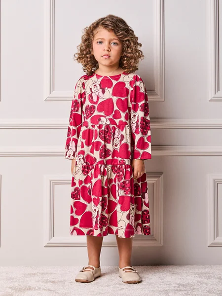 Vestido Infantil Menina Animê da Minnie Disney