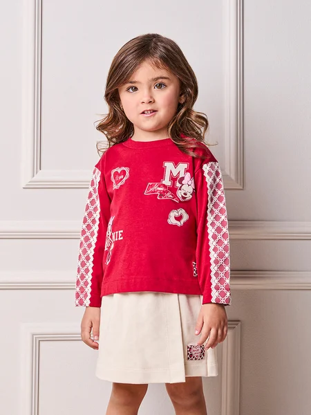 Conjunto Infantil Menina Animê da Minnie