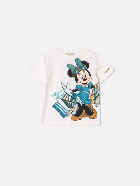 Blusa Infantil Menina Animê da Minnie com Strass