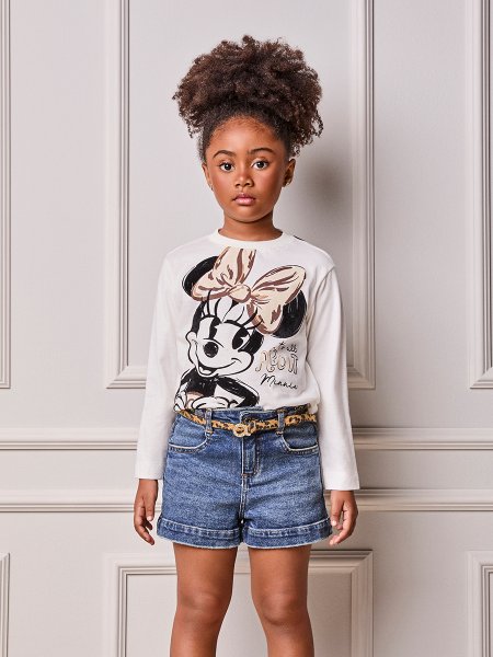 Blusa Infantil Menina Animê da Minnie Mouse
