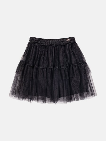 Saia Infantil Menina de Tule com Babados