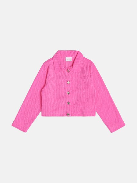 Jaqueta Infantil Menina Pink de Veludo