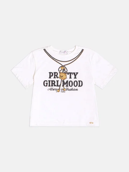 Blusa Menina Infantil de Ursinho com Strass