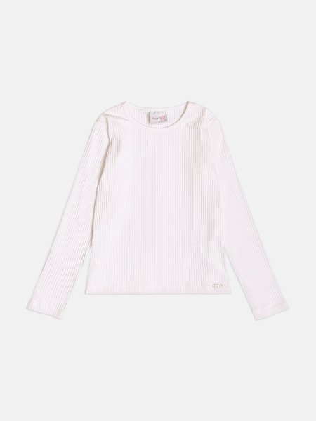 Blusa Menina Infantil Básica Off Canelada