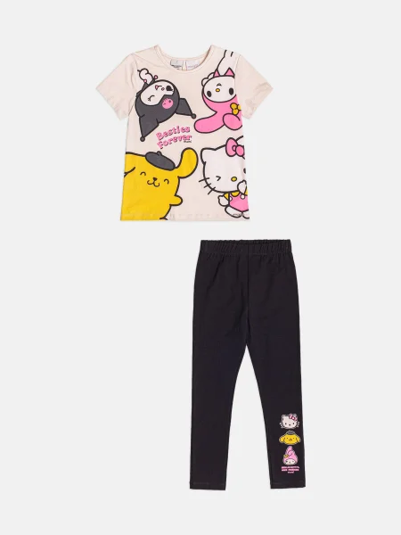 Conjunto Infantil Menina da Hello Kitty e Amigos
