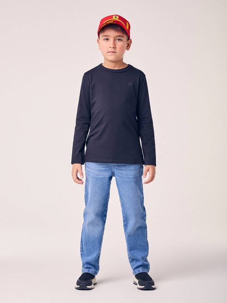 Camiseta Menino Youccie Infantil Básica com Patch