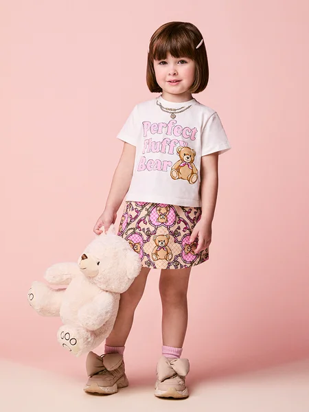 Conjunto Infantil Menina de Ursinha com Strass