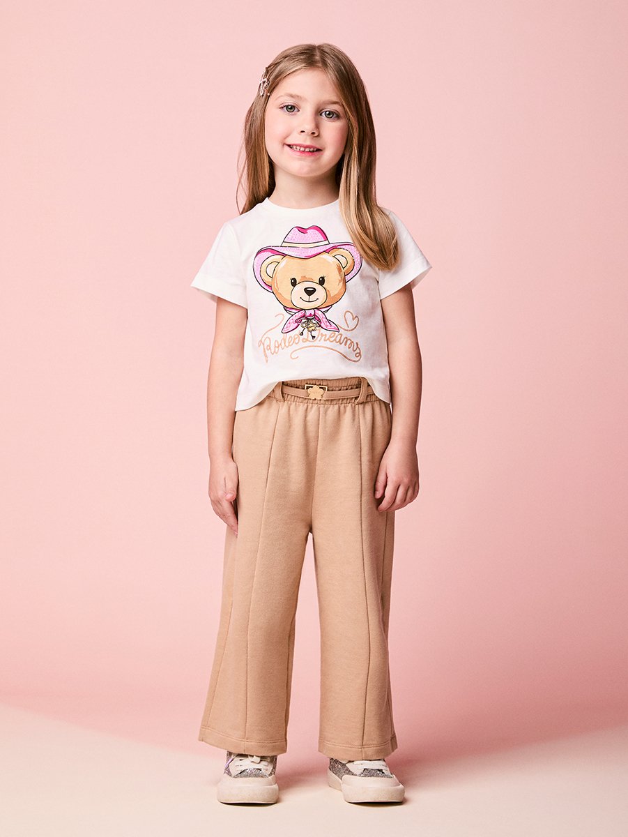 Conjunto Infantil Menina de Ursinha com Cinto