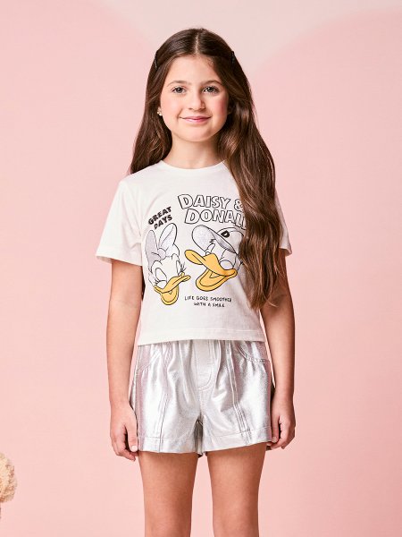 Blusa Menina Infantil Momi da Daisy e Donald Disney