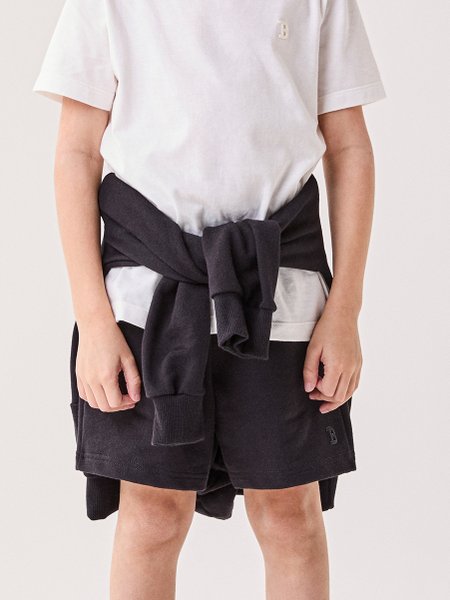 Bermuda Infantil Menino Bimbi Preta Básica