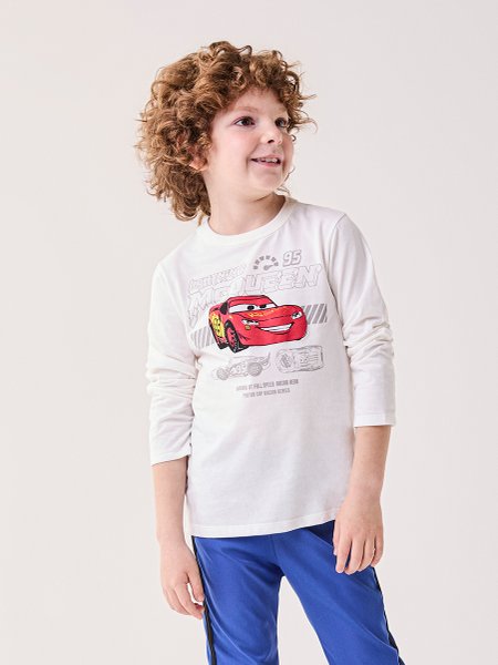 Camiseta Infantil Menino Bimbi do Relâmpago Mcqueen Disney