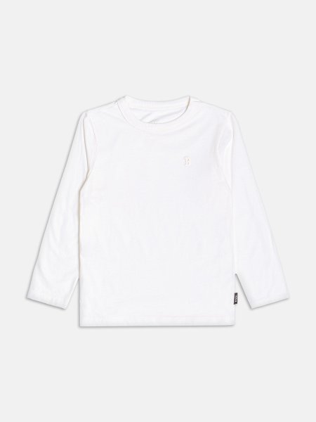 Camiseta Infantil Menino Bimbi Manga Longa Off Básica