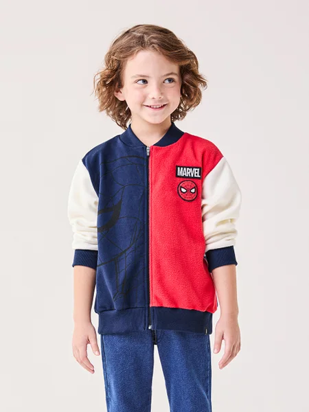Jaqueta Infantil Menino Bimbi Homem-Aranha Marvel