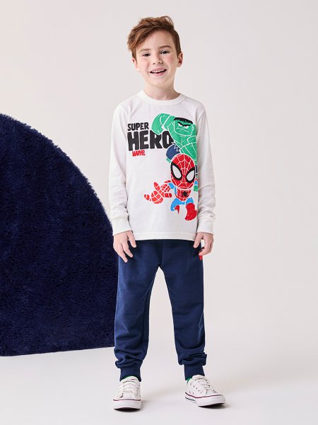 Conjunto Infantil Menino Bimbi Super Hero Marvel