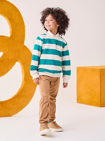 Conjunto Infantil Menino Bimbi Listrado Caramelo
