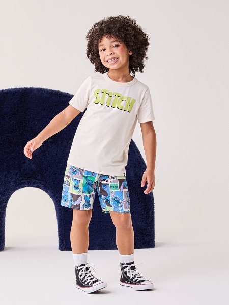 Conjunto Infantil Menino Bimbi do Stitch Dinsey